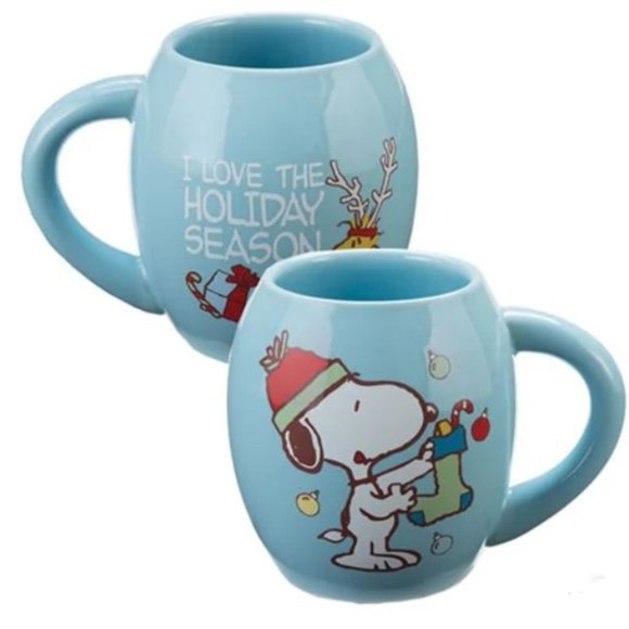 Peanuts Other - Peanuts Snoopy & Woodstock “I Love the Holiday Season” Christmas Mug